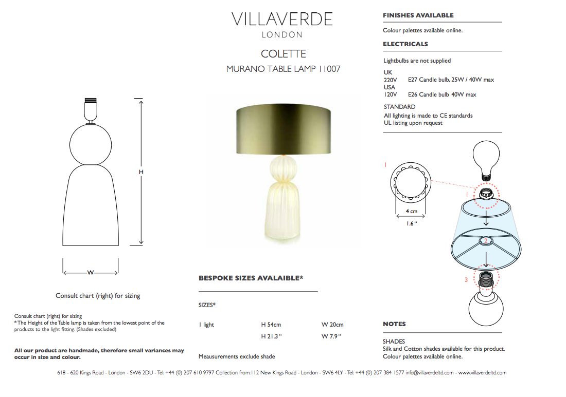 COLETTE TABLE LAMP