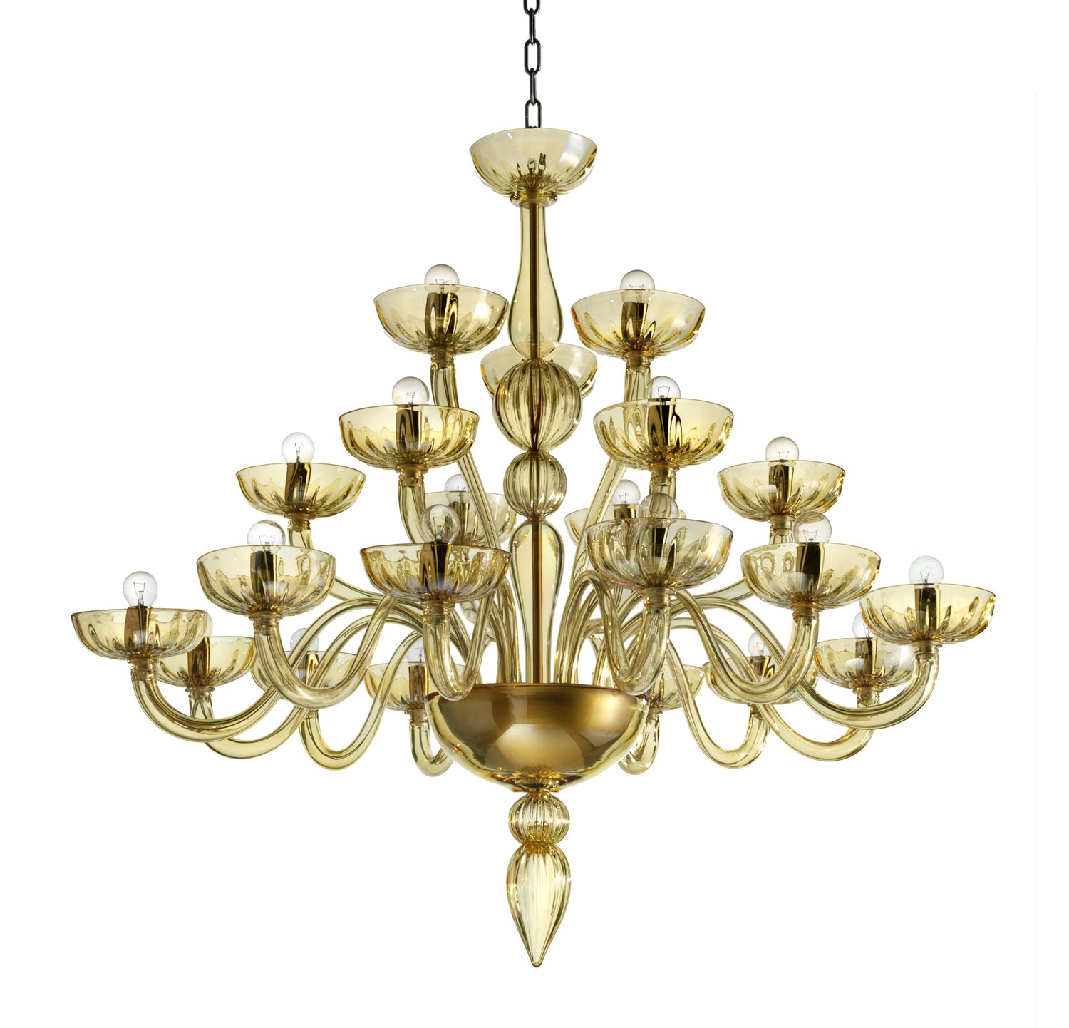 GLASS CHANDELIER