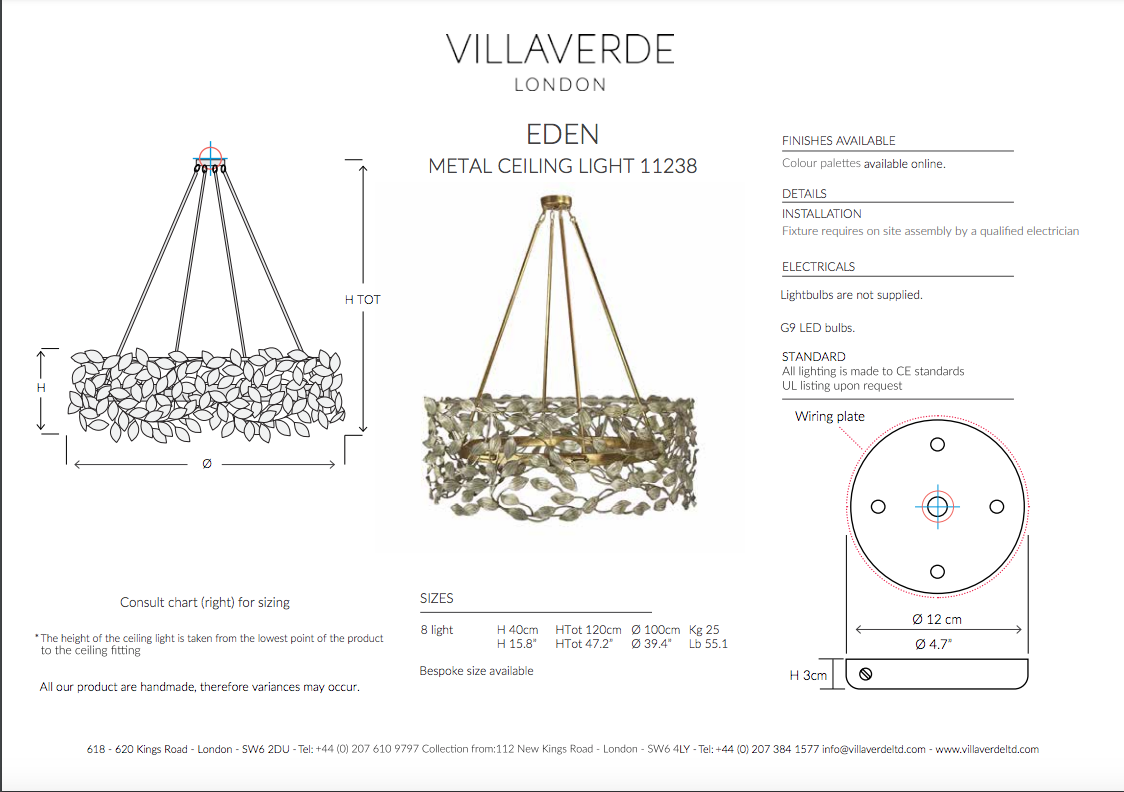 EDEN CHANDELIER
