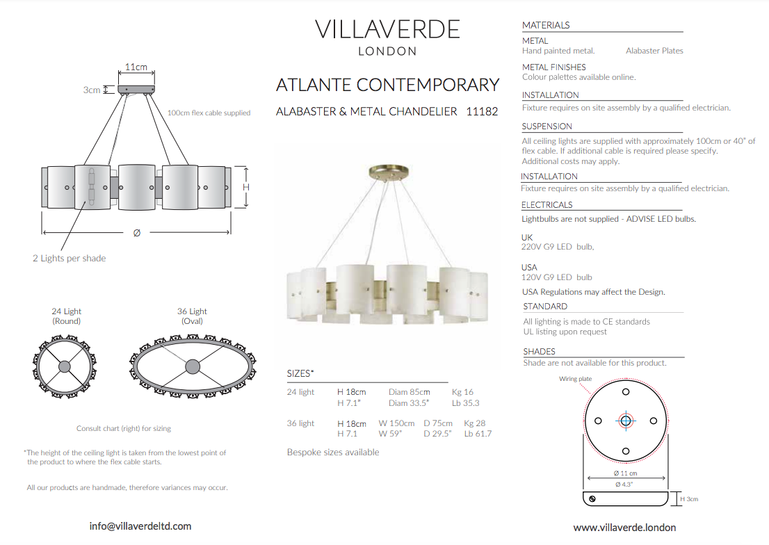 ATLANTE CONTEMPORARY CHANDELIER