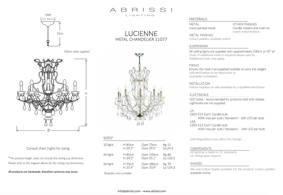 LUCIENNE CHANDELIER