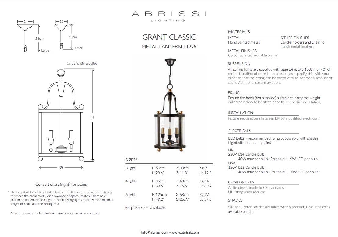 GRANT CLASSIC LANTERN