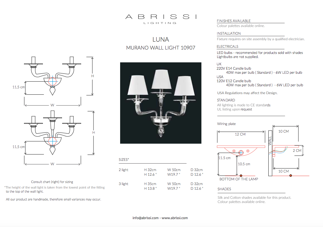LUNA WALL LIGHT