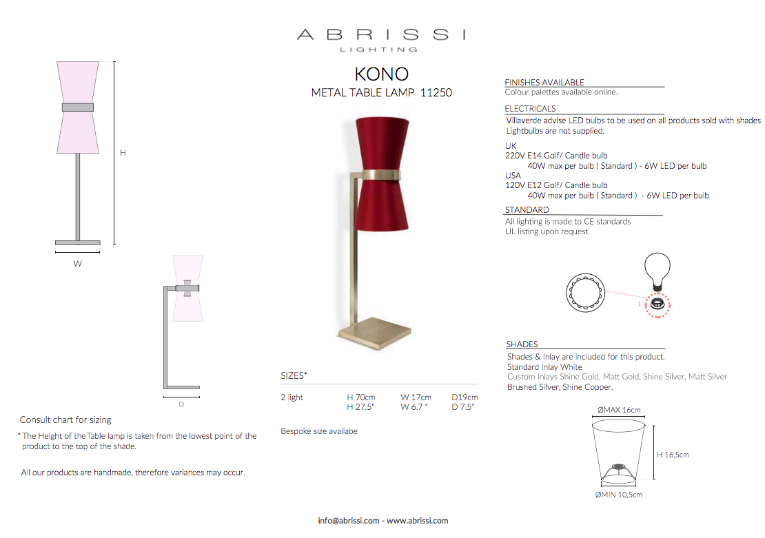 KONO TABLE LAMP