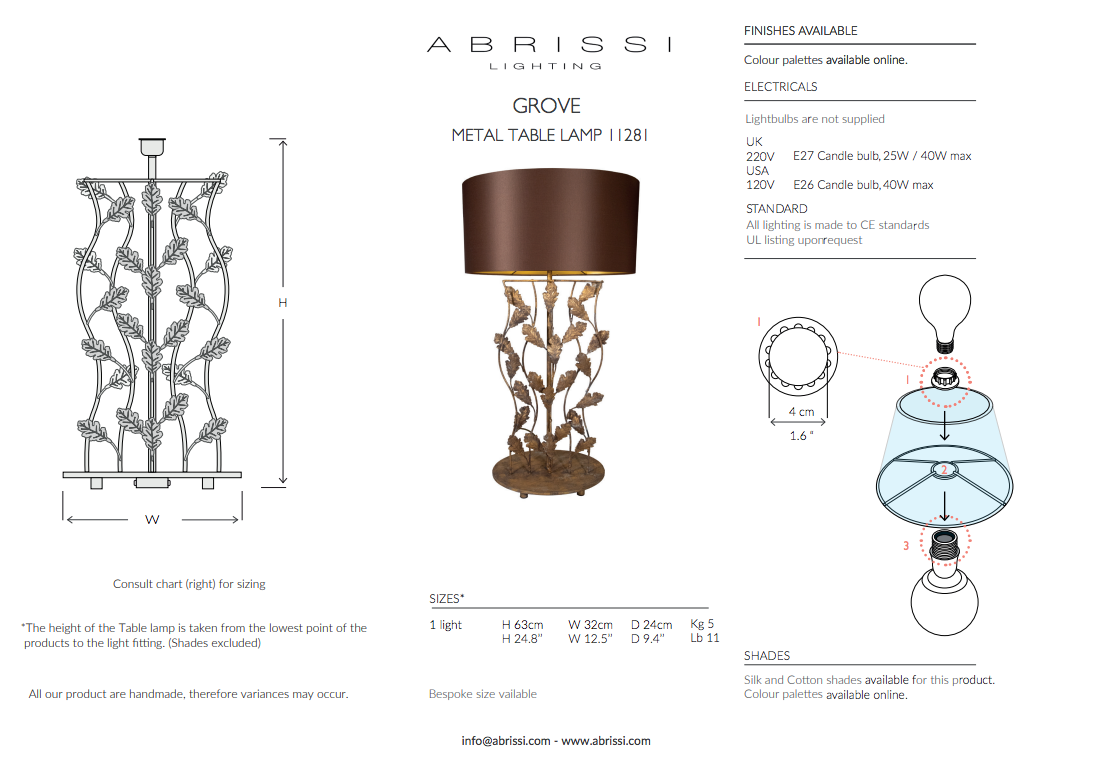 GROVE TABLE LAMP