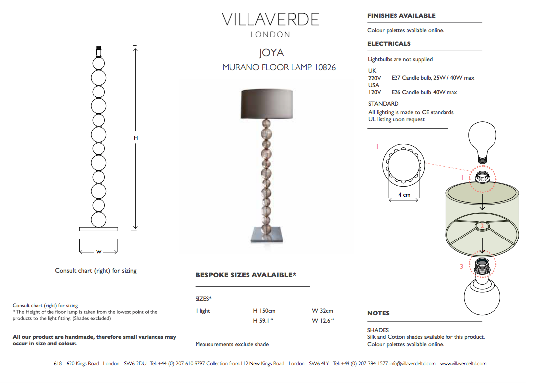 JOYA FLOOR LAMP