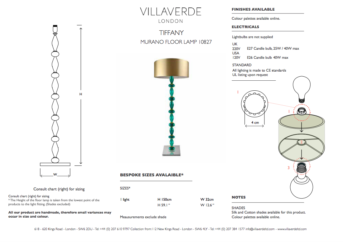 TIFFANY FLOOR LAMP