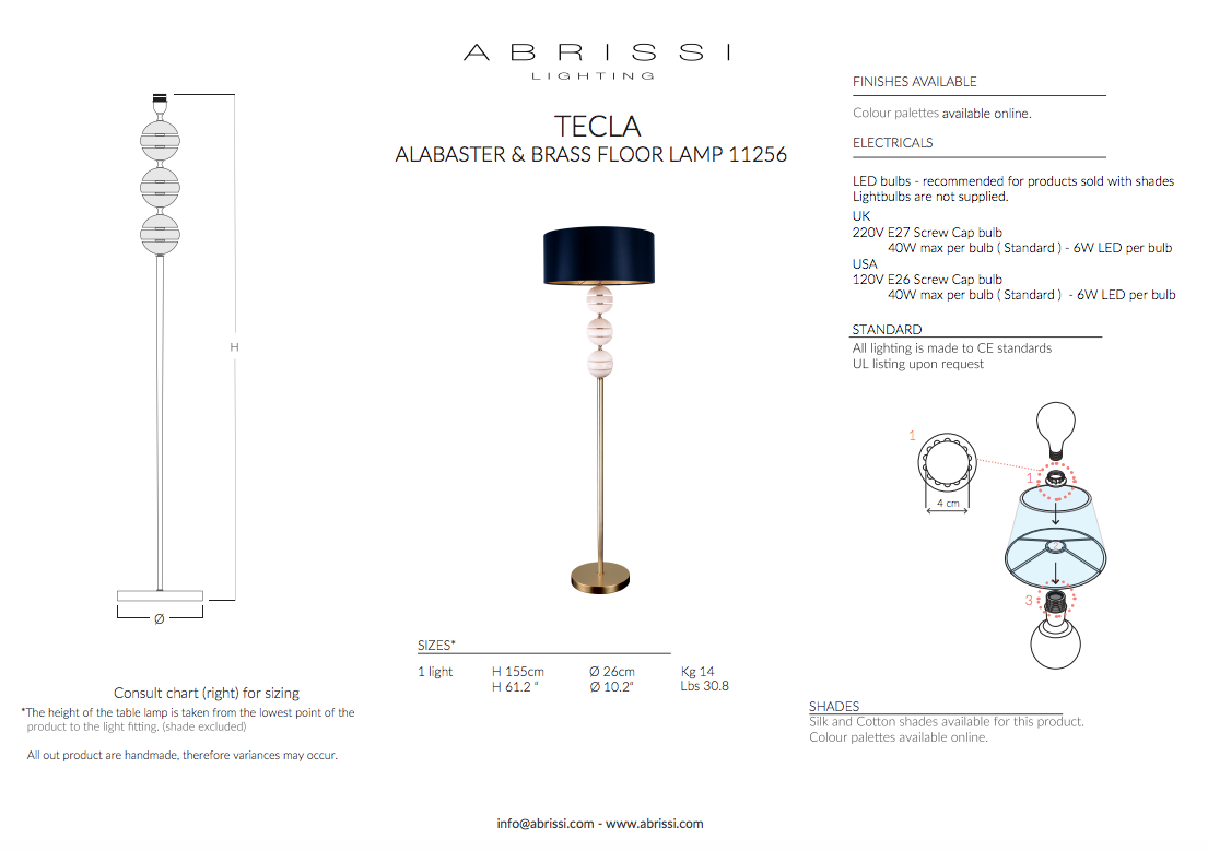 TECLA FLOOR LAMP