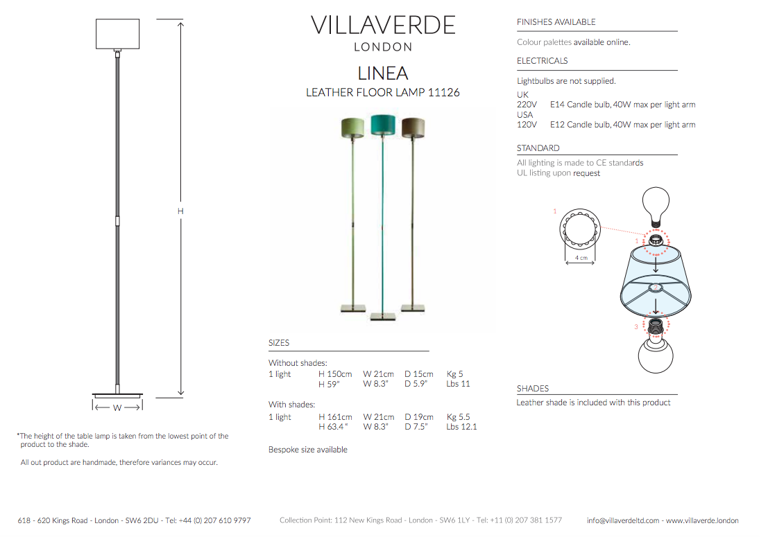LINEA FLOOR LAMP