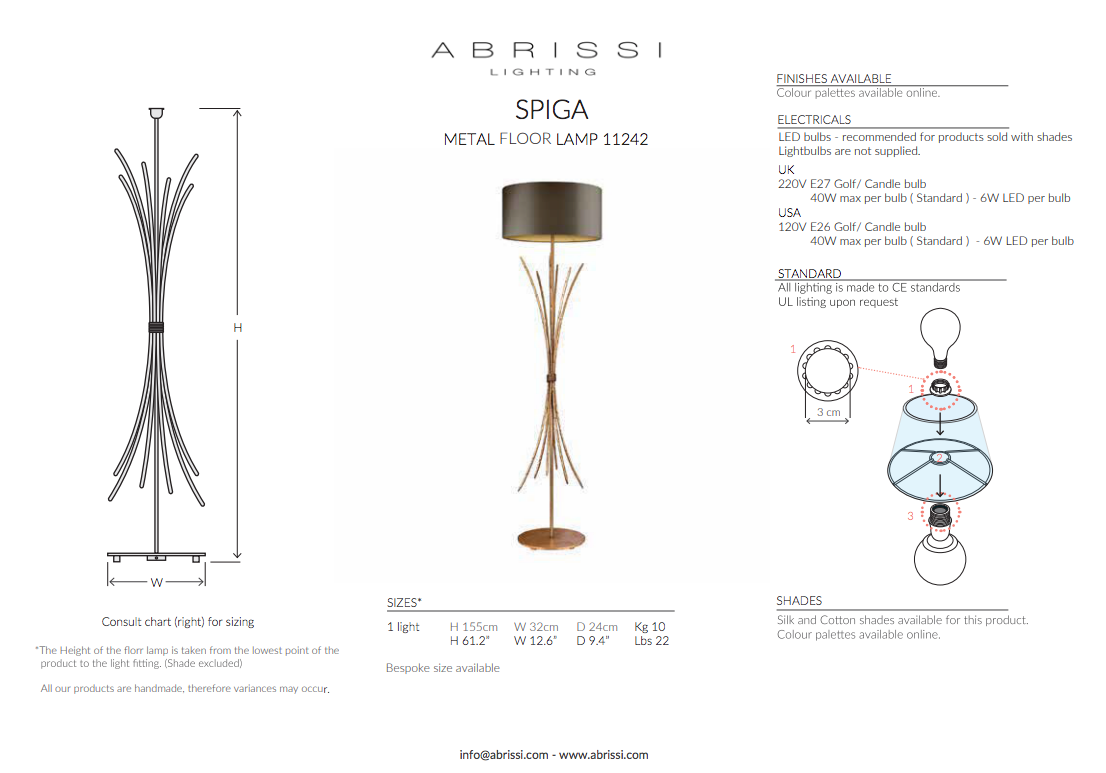 SPIGA FLOOR LAMP
