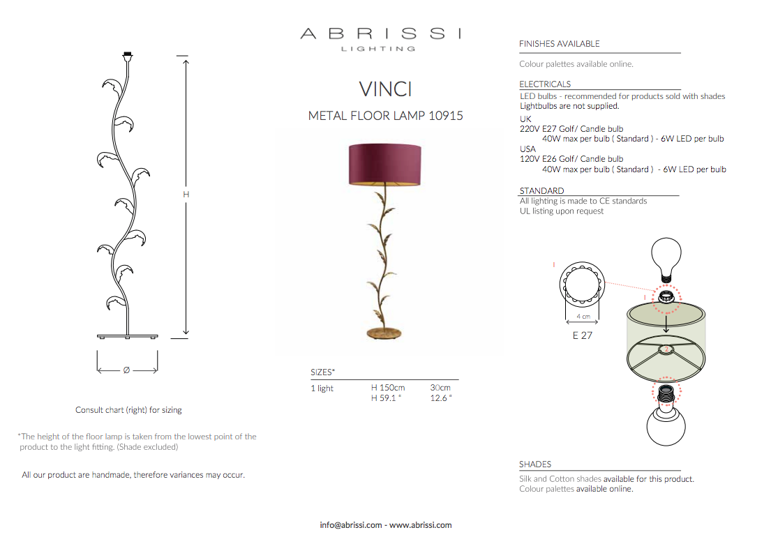 VINCI FLOOR LAMP