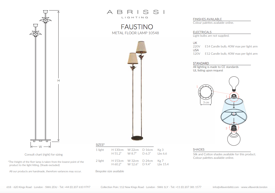 FAUSTINO FLOOR LAMP