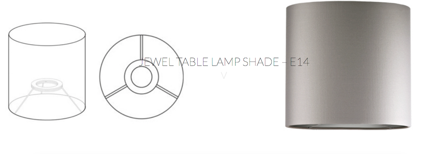 JEWEL TABLE LAMP SHADE - E14