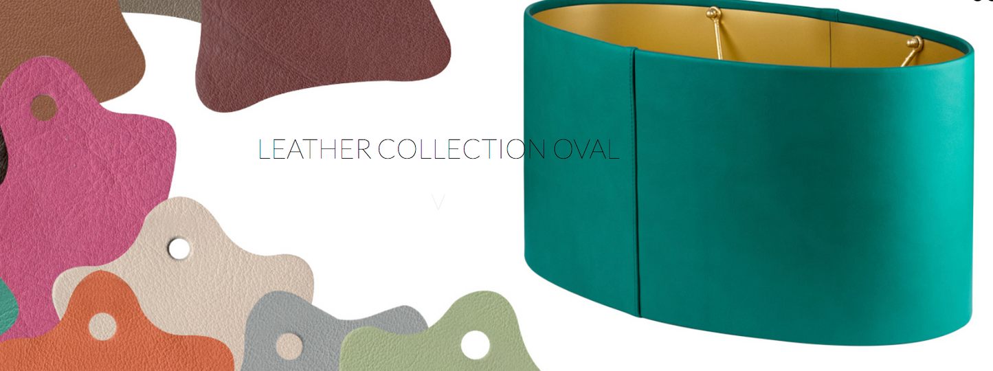 LEATHER OVAL SHADE– E27