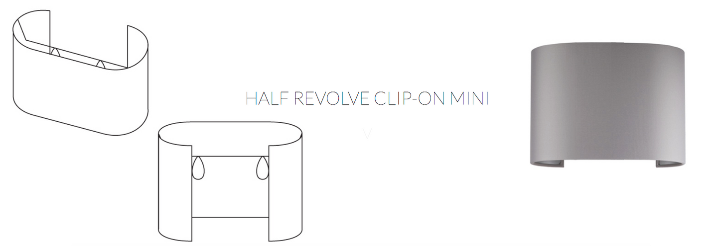Half Revolve Clip-on Mini