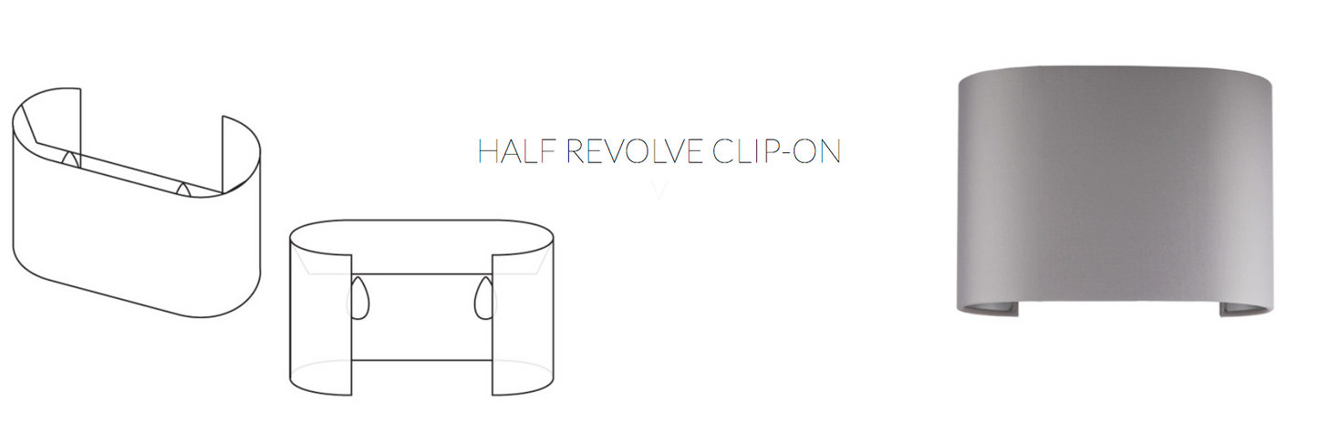 HALF REVOLVE CLIP ON SHADE