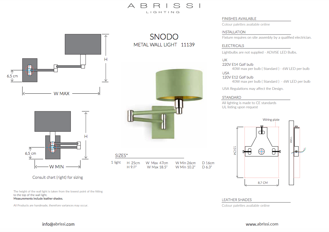 SNODO WALL LIGHT