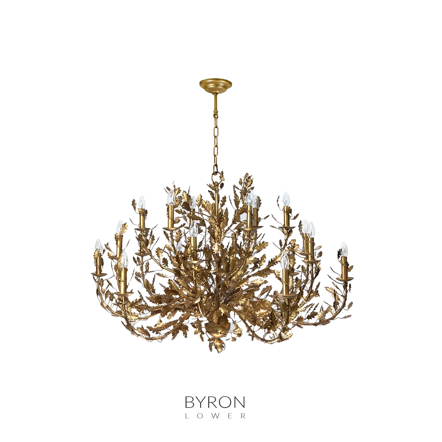 BYRON CHANDELIER 18 LIGHT LOWER