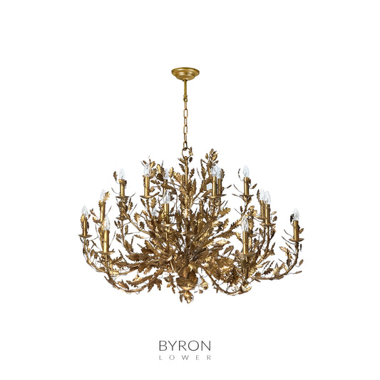 BYRON CHANDELIER 18 LIGHT LOWER