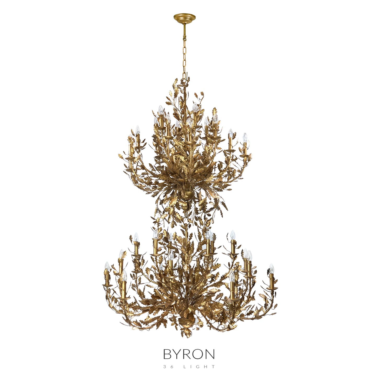 BYRON CHANDELIER  36 LIGHT
