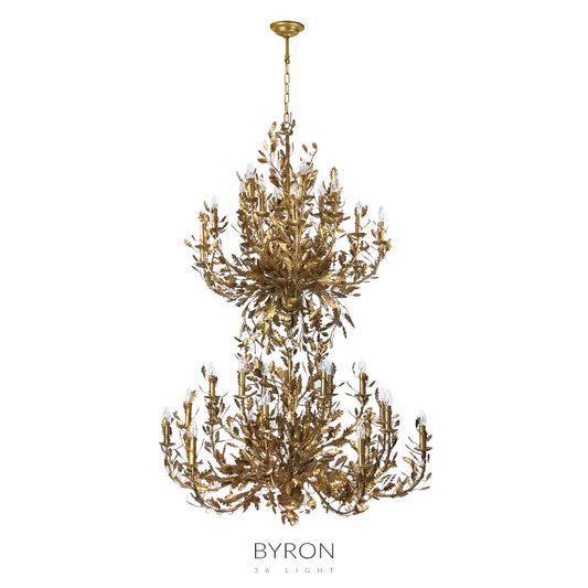 BYRON CHANDELIER  36 LIGHT
