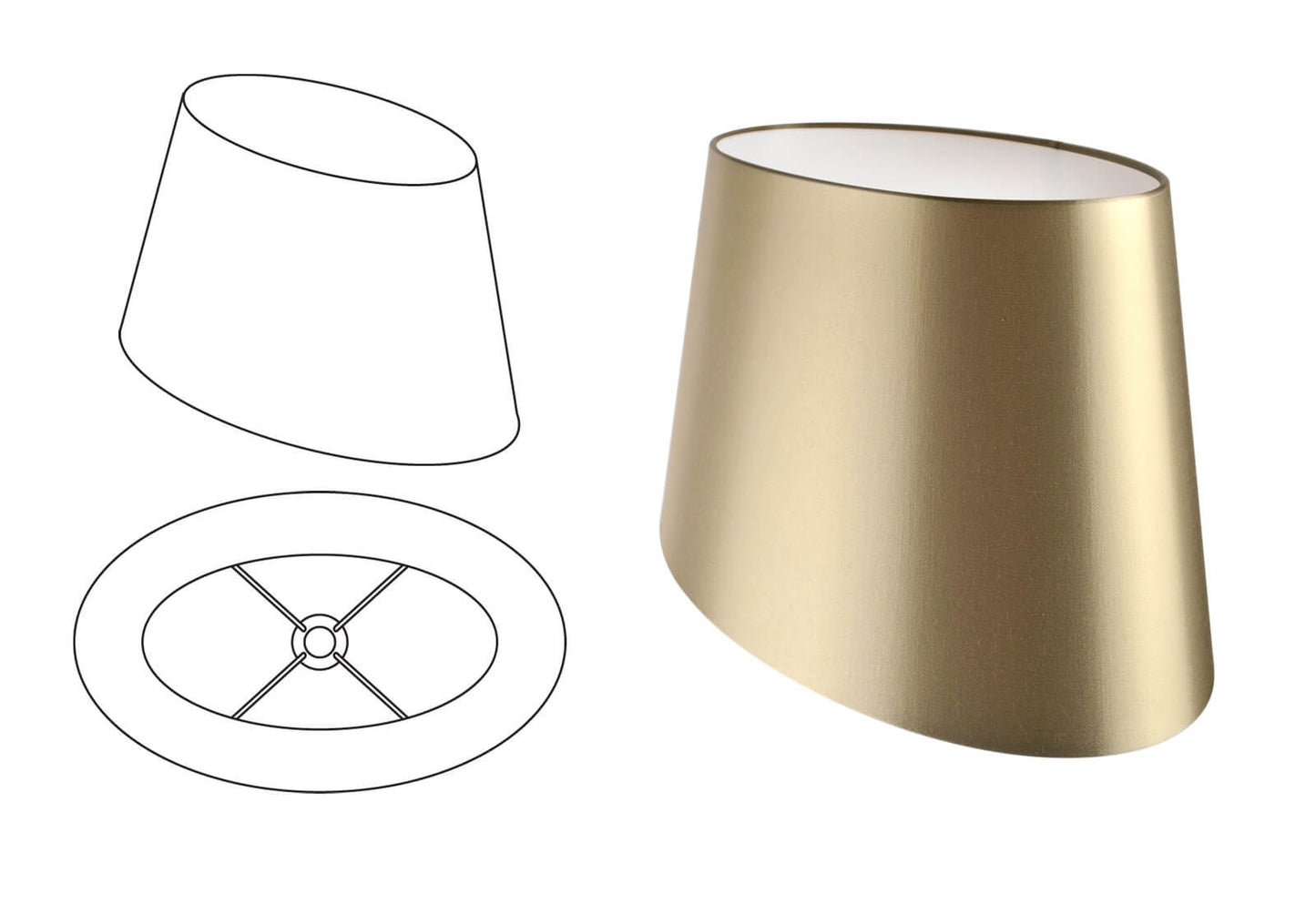 OVAL CLASSIC SHADE–  E27