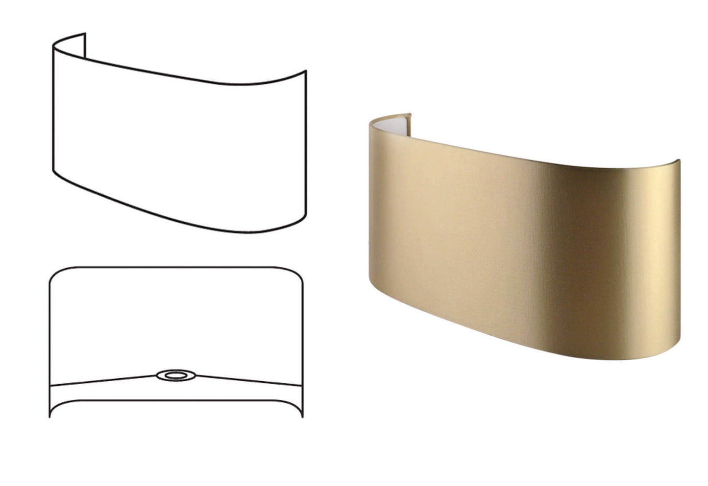 HALF DRUM SHADE E27