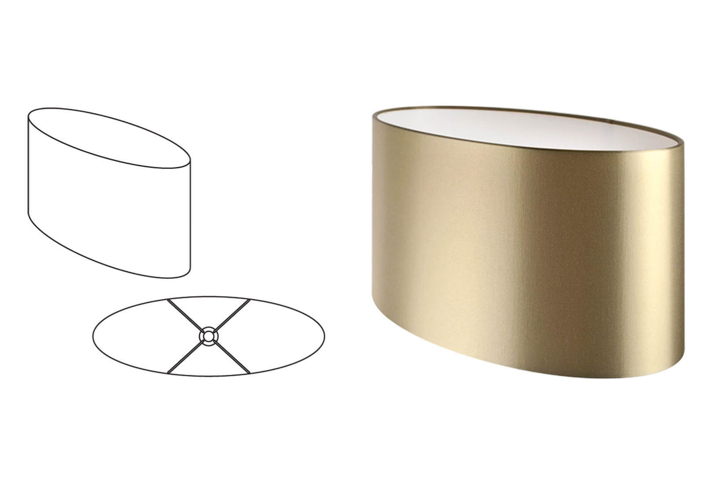 OVAL SHADE–  E27