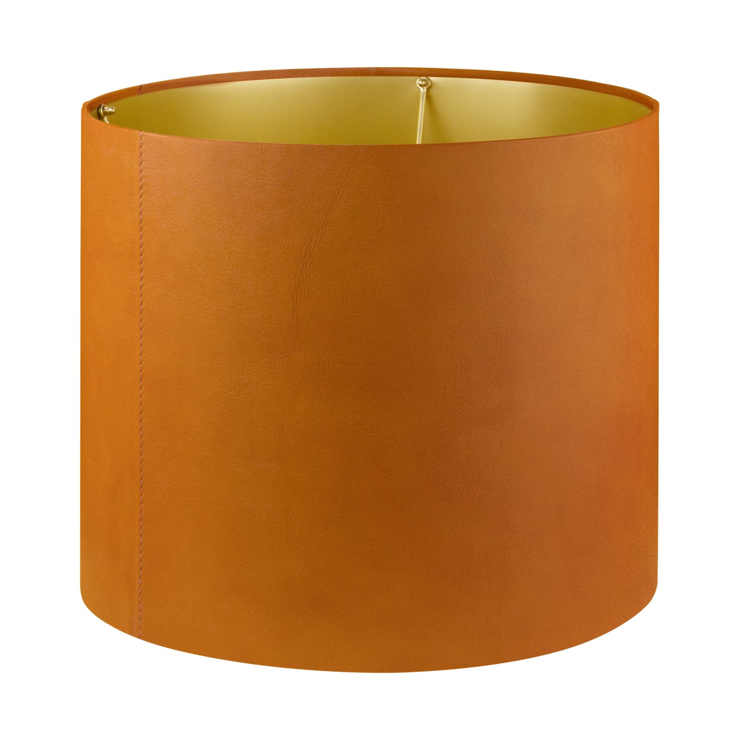 LEATHER TALL DRUM SHADE– E27