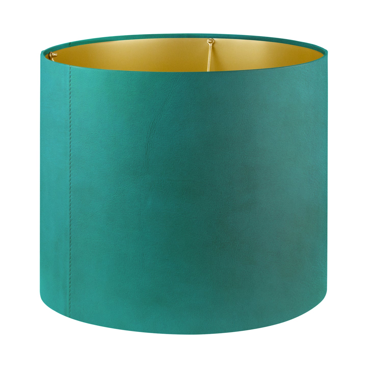 LEATHER TALL DRUM SHADE– E27