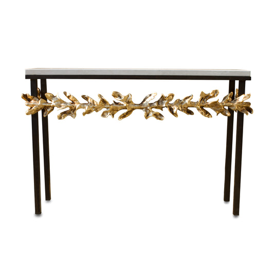 OAK CONSOLE TABLE